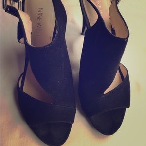 Nine West strappy heels